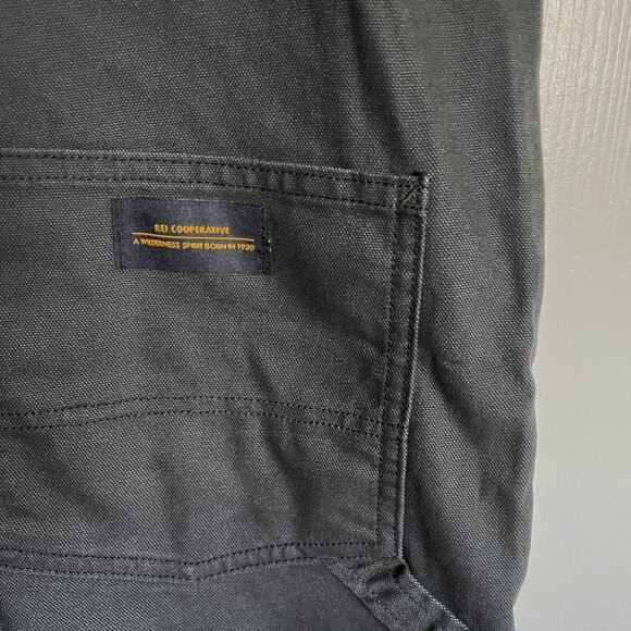 NEW REI Co-op Trailsmith Canvas Overalls - Women's 10 NWT Pirate Black - Picture 9 of 14